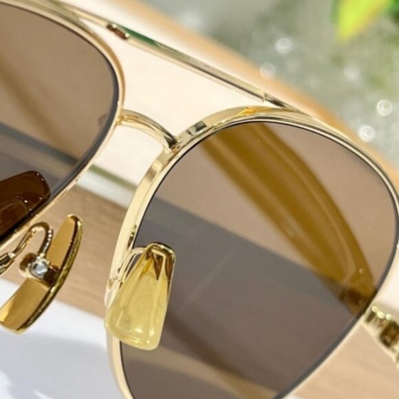 Signature BV Gold Aviator Sunglasses main image 7